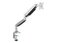 Small Footprint Design - Montážní sada - nastavitelné rameno - pro Displej LCD - vysoce odolný hliník - stříbrná - velikost obrazovky: 12"-34" - upevnitelné na stůl - pro P/N: ACCSMNT, MONPROTECT