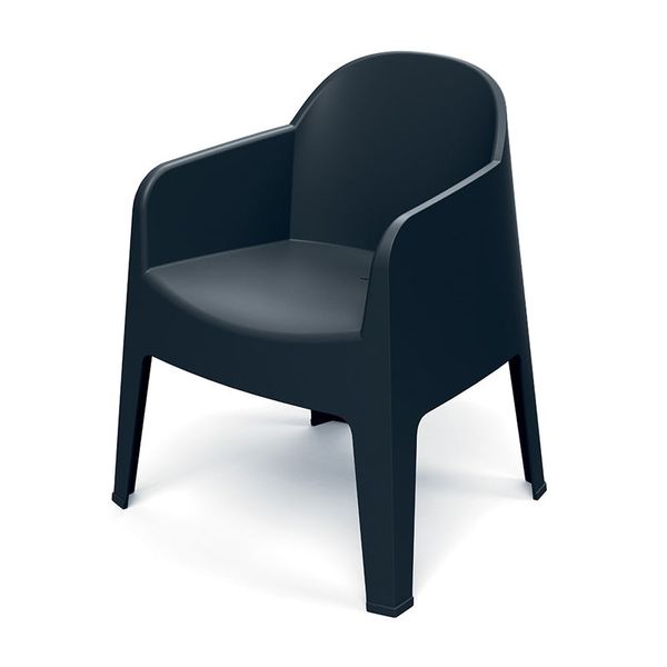 Židle zahradní MILANE 680x600x805mm - uhlová