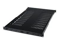 175lbs - 19.5 to 38in Deep Universal Tray for 19" AV/ Network Equipment Rack (ADJSHELF) - Police skříně - černá - 1U - 19" - pro P/N: CABSCRWS1224, RK1536BKF, RK1836BKF, RK3236BKF, RK4236BKB, RK4242BK24, RK4242BK30
