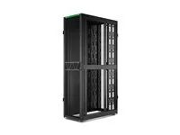 Rozvaděč stojanový skříň - 2258H x 600W x 1200D mm, s bočnicemi - podlahové provedení - černá - 48U - 19" - kompatibilní s TAA - pro P/N: SMT1000RM1U, SMT750RM1U, SRTL10KRM4UT, SRTL5KRM2UI-HW, SRTL5KRM2UT-HW, SRTL8KRM4UT