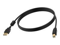 Kabel USB - USB (M) do USB typ B (M) - USB 2.0 - 2 m - černá