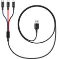 CONNECT IT Wirez 3v1, kabel USB 2.0/Ligh+mUSB+C