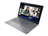 Provedění závěsu 180 stupňů - Intel Core i5 - 1235U / až 4.4 GHz - Win 11 Pro - grafika Intel Iris Xe Graphics - 8 GB RAM - 256 GB SSD NVMe - 15.6" IPS 1920 x 1080 (Full HD) - Gigabit Ethernet - Wi-Fi 6 - dual tone mineral gray - kbd: česká/slovenská - s Lenovo Depot Support na 3 roky