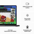 APPLE MacBook Pro (2023) 14,2" M3 Pro/18/1/I/Blk