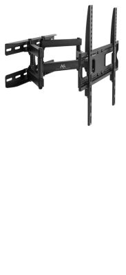 Držák Maclean na TV nebo monitor, univerzální, max. VESA 400x400, 26-65", 30 kg, černý, MC-760