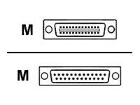 Cisco - Kabel série RS-530A (DTE) - Smart Serial (M) do DB-25 (M) - 3 m - pro Cisco 1720, 2610, 2611, 2620, 2621, 805; Universal Access Server AS5300