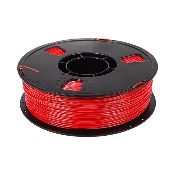 PLA vlákno pro 3D tiskárnu - 1kg červené 1,75mm