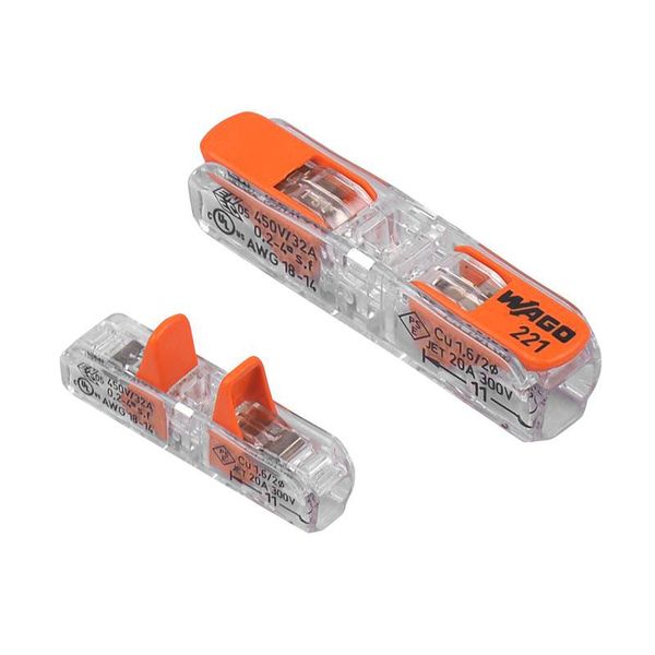 Svorka Wago 221-2411 2x0,2-4mm2 s pákou