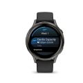 GARMIN VENU 4, Chytré hodinky, Black/ Slate 41
