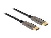 HDMI kabel - HDMI s piny (male) do HDMI s piny (male) - 15 m - optické vlákno - černá - podpora 8K60Hz (7680 x 4320)