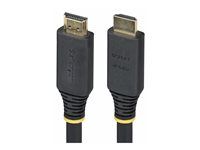Startech 10m (32.8ft) Active High Speed HDMI Cable, 4K60Hz - Vysoká rychlost - kabel HDMI s ethernetem - HDMI s piny (male) do HDMI s piny (male) - 10 m - odstínený - cerná - aktivní, podpora 2K144Hz, podpora 4K60Hz, podpora HDR10