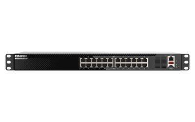 QNAP L3 Lite řízený switch QSW-M3224-24T (24x 10GbE port - podpora rychlostí: 10G/5G/2,5G/1G/100M)