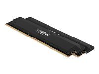 Crucial Pro OC - DDR5 - sada - 64 GB: 2 x 32 GB - DIMM 288-pin - 3000 MHz / PC5-48000 - CL40 - 1.35 V - bez vyrovnávací paměti - on-die ECC - černá