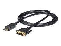 6ft / 2m - 1920 x 1200 - M/M – DP to DVI Adapter Cable – Passive DisplayPort Monitor Cable (DP2DVI2MM6) - Kabel adaptéru - DVI-D (M) do DisplayPort (M) - 1.8 m - černá