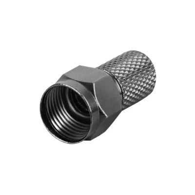 Konektor F HQ 7,0 mm gumový kroužek, černý