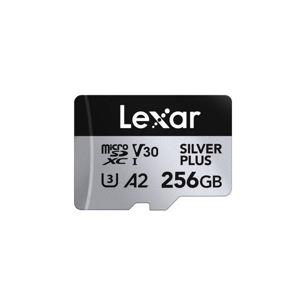 Lexar 256GB H-P Silver Plus microSDHC s adaptérom C10 A2