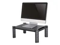 Stojan - pro monitor / notebook - černá - velikost obrazovky: 10"-32" - na stůl