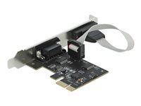 PCI Express x1 Card to 2 x Serial RS-232