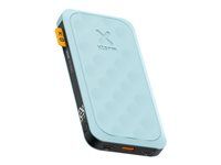 Power banka - 10000 mAh - 20 watt - PD, QC 3.0 - 3 výstupní konektory (USB, 2 x USB-C) - modrá