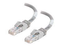 Patch kabel - RJ-45 (M) do RJ-45 (M) - 100 m - UTP - CAT 6 - lisovaný, provedení bez hrbolků, licna - šedá