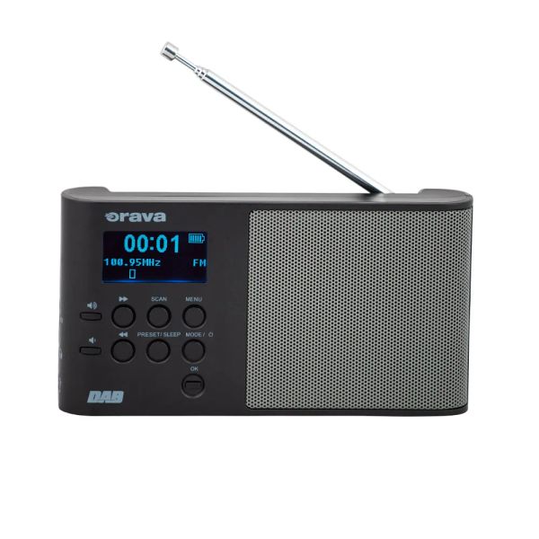 ORAVA DAB B Digitální DAB/FM přenosné rádio