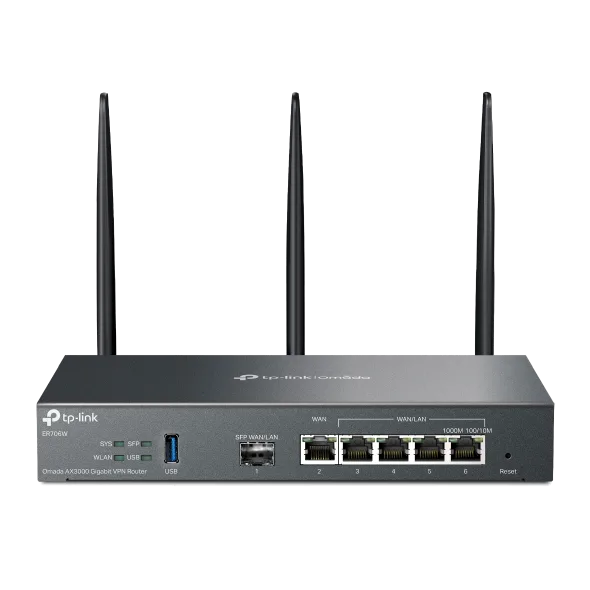 TP-Link ER706W AX3000 WiFi Gb VPN router Omada SDN