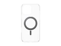 PanzerGlass čirý kryt Apple iPhone 16 Pro Max s černým MagSafe KickStand 360°otočným stojánkem