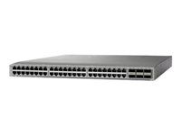 Cisco Nexus 93108TC-EX - Prepínac - L3 - 48 x 10GBase-T + 6 x 40/100 Gigabit QSFP+ - Lze montovat do rozvadece - repasováno