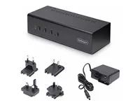 3.5mm Audio, HDCP (P4DD46A2-KVM-SWITCH) - Přepínač KVM / audio - 4 x KVM / zvuk / USB - 1 místní uživatel - desktop - kompatibilní s TAA