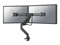 Montážní sada (kloubové rameno, svorka s průchodkou, svorka Topfix) - plný pohyb - pro 2 LCD displeje - černá - velikost obrazovky: 17"-32" - na stůl