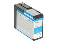 80 ml - azurová - originální - inkoustová cartridge - pro Stylus Pro 3800, Pro 3880