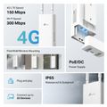 TP-Link TL-MR100-Outdoor, 300 Mbps 4G Router