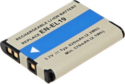 Baterie T6 Power Nikon EN-EL19, Sony NP-BJ1, 620mAh, 2,3Wh