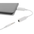 DELTACO USBC-1145, USB-C samec/Jack 3.5mm samice