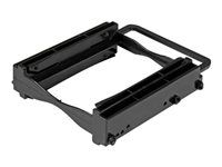 Tool-Less Installation - 2-Drive Adapter Bracket for Desktop Computer (BRACKET225PT) - Bay adaptér pro datový sklad - 3.5" to 2 x 2.5" - černá - pro P/N: M2E4SFF8643, PEX4SFF8643, U2M2E125