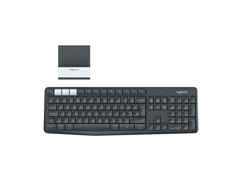 Logitech K375s/Bezdrôtová USB + Bluetooth/US layout/Čierna