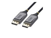 Kabel DisplayPort - DisplayPort (M) s jazýčkem do DisplayPort (M) s jazýčkem - DisplayPort 1.4 - 20 m - Active Optical Cable (AOC), hybridní, ohnivzdorný, podpora 8K60Hz, až 32,4 Gbps přenosová rychlost, Jednosměrný - černá