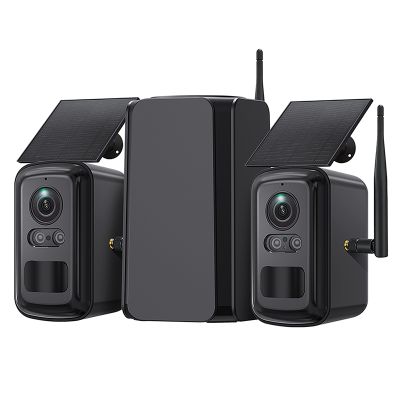 Set solárních kamer Viking HUB S02/8000 mAh/ mobilní aplikace/ outdoor