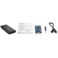 FANTEC NVMe31 M.2 black USB 3.1 Gen2 Typ-C