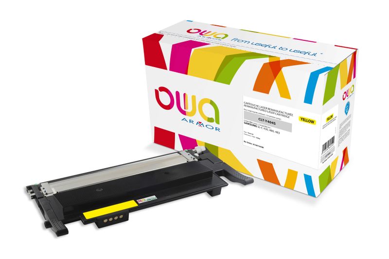 OWA Armor toner kompatibilní s Samsung CLTY404S, 1000st, žlutá/yellow