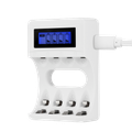 DELTACO C704A4, Nabíječka baterií, USB
