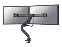 Montážní sada (kloubové rameno, svorka s průchodkou, svorka Topfix) - plný pohyb - pro 2 LCD displeje - černá - velikost obrazovky: 17"-32" - na stůl