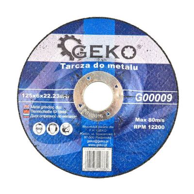Kotouč na kov brusný 125mm GEKO G00009