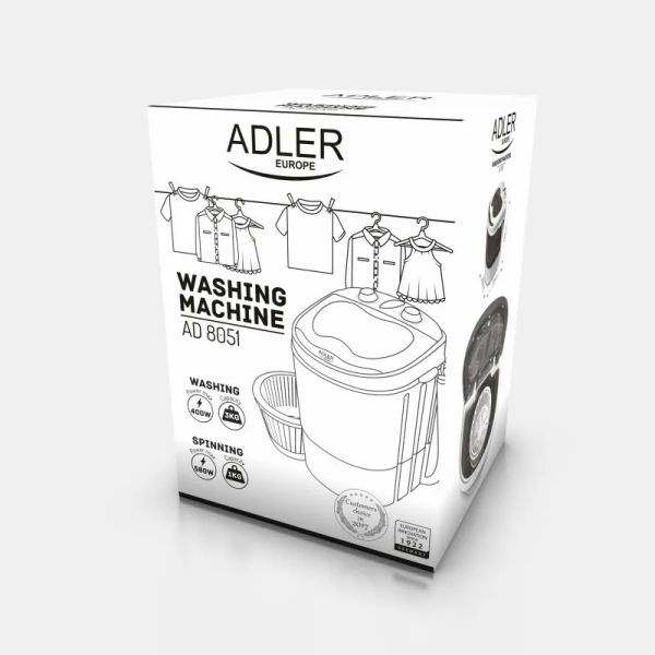ADLER AD 8051, Mini cestovní pračka
