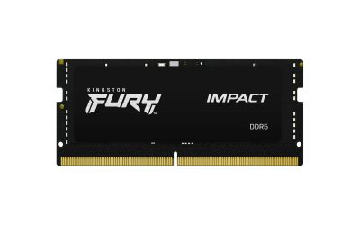 Kingston FURY Impact/SO-DIMM DDR5/8GB/4800MHz/CL38/1x8GB/Black
