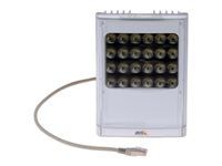 Infračervený iluminátor - montáž na strop, montáž na sloupek, montáž na stěnu - interiér, venkovní použití - bílá, stříbrná - pro AXIS M5075-G, P1385-E, P1455-LE, P1455-LE-3, Q1656, Q1656-B, Q1715, V5938 50