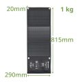 Přenosná solární nabíječka Bresser 21 wattů s USB