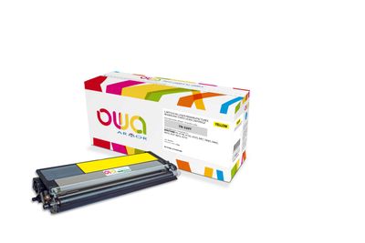 OWA Armor toner kompatibilní s Brother TN-320Y, 1500st, žlutá/yellow