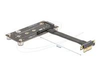 Adapter PCIe 3.0 x1 male 90° angled to M