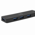 SBOX H-504, 4x USB 3.0 HUB, černý